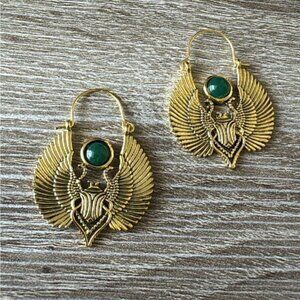 Bohemian hoop earrings A736